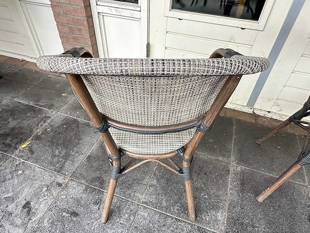 Terrasstoel nice beige (6x) - afbeelding 4 van  4