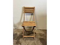 Terrasstoel opklapbaar (2x) - afbeelding 2 van  7