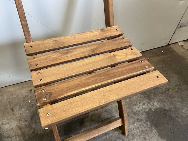 Terrasstoel opklapbaar (2x) - afbeelding 4 van  7