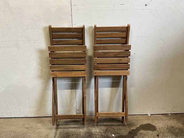 Terrasstoel opklapbaar (2x) - afbeelding 7 van  7