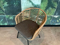 Terrasstoel rotan look (6x) - afbeelding 1 van  2