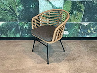 Terrasstoel rotan look (6x) - afbeelding 1 van  3