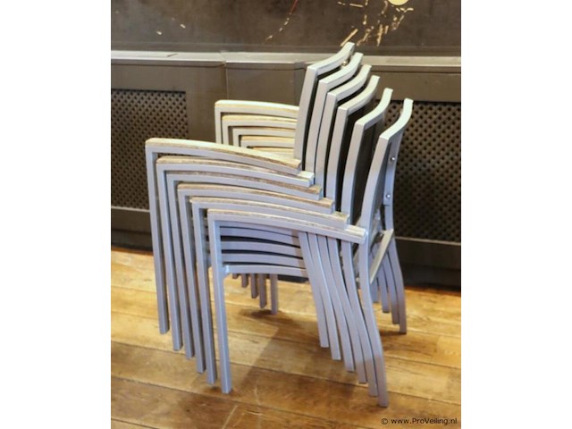 Terrasstoelen - 6 stuks - afbeelding 1 van  4