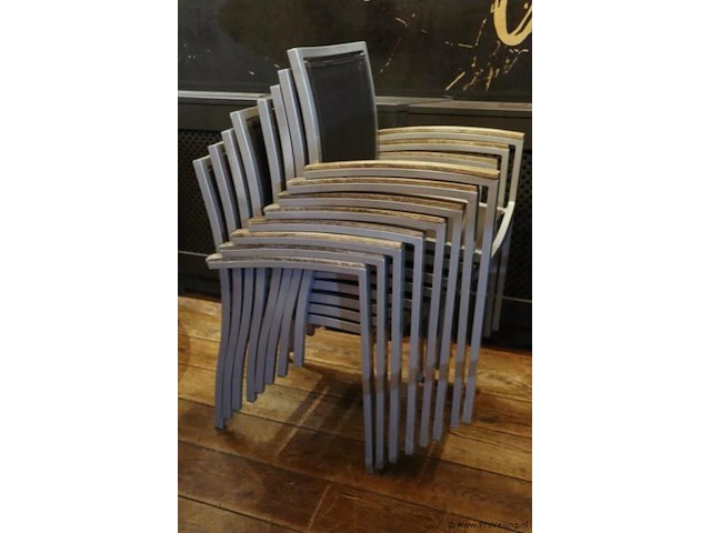 Terrasstoelen - 8 stuks - afbeelding 1 van  4