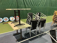 Terrastafel (3x) + 16 stoelen - afbeelding 5 van  7