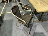 Terrastafel (3x) + 16 stoelen - afbeelding 6 van  7