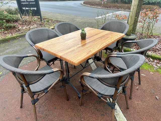 Terrastafel (4x) - afbeelding 1 van  4
