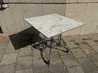Terrastafel hpl marmerlook (3x) - afbeelding 1 van  4