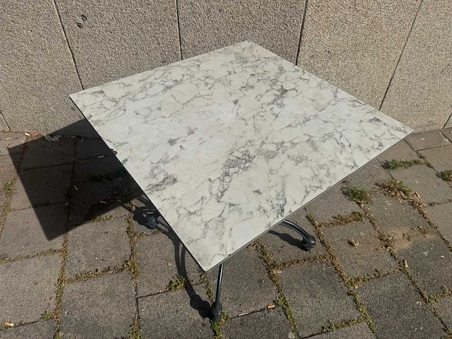 Terrastafel hpl marmerlook (3x) - afbeelding 2 van  4