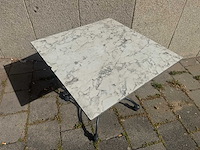 Terrastafel hpl marmerlook (3x) - afbeelding 2 van  4