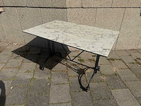 Terrastafel hpl marmerlook (6x) - afbeelding 2 van  3