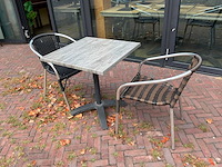 Terrastafel met 4 stoelen (26x) - afbeelding 2 van  6