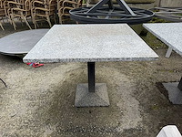 Terrastafel met stenen blad (2x) - afbeelding 2 van  3