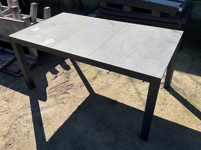 Terrastafel met stenen blad (6x) - afbeelding 1 van  6
