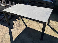 Terrastafel met stenen blad (6x) - afbeelding 1 van  6