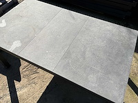 Terrastafel met stenen blad (6x) - afbeelding 2 van  6