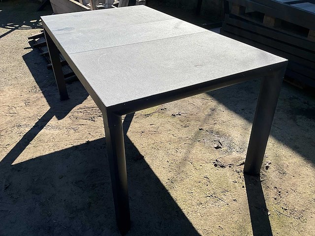 Terrastafel met stenen blad (6x) - afbeelding 5 van  6