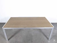 Terrastafel wood look (2x) - afbeelding 4 van  5