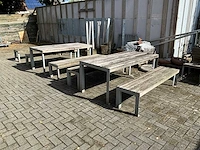 Terrastafels met banken (2x) - afbeelding 10 van  10