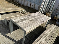 Terrastafels met banken (2x) - afbeelding 3 van  10