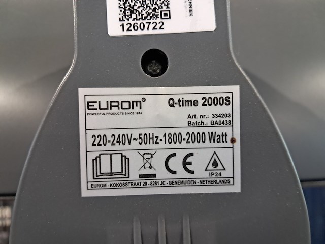 Terrasverwarmer, eurom, q-time 2000s - afbeelding 5 van  8
