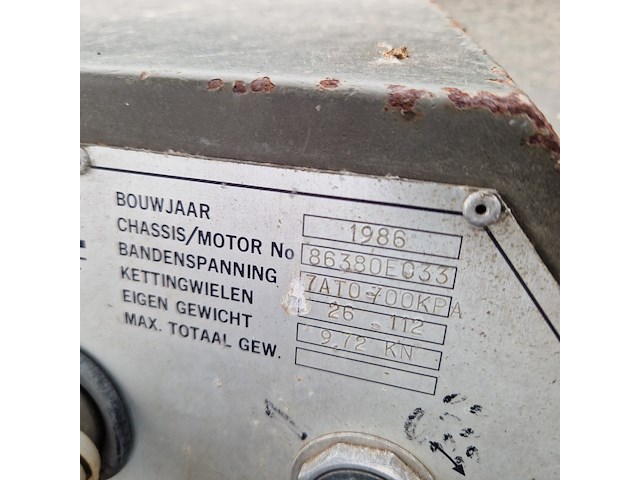 Terreintrekker, spijkstaal, 3-110, 1986 - afbeelding 8 van  24