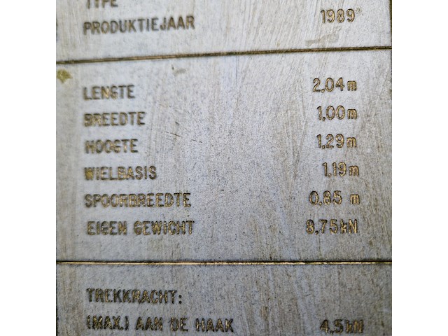 Terreintrekker, spijkstaal, 305, 1989 - afbeelding 2 van  26