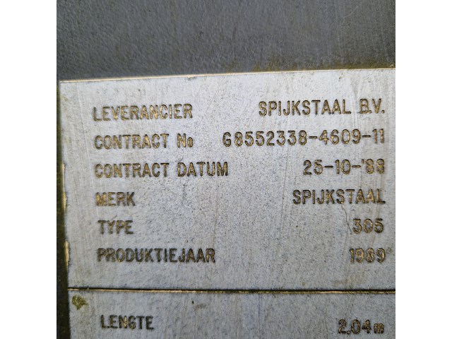 Terreintrekker, spijkstaal, 305, 1989 - afbeelding 26 van  26