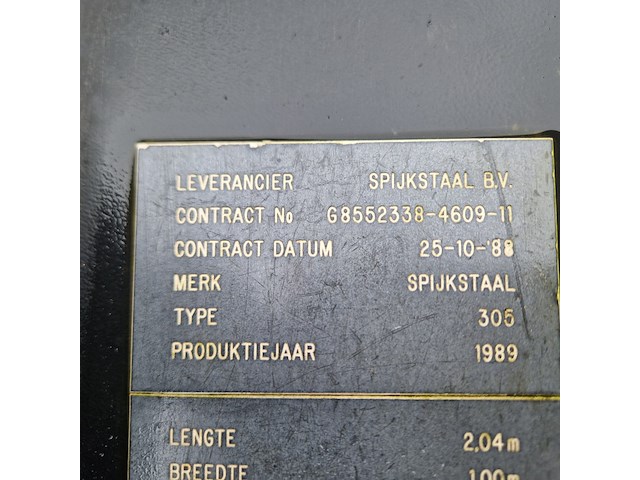 Terreintrekker, spijkstaal, 305, 1989 - afbeelding 4 van  39