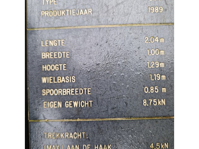 Terreintrekker, spijkstaal, 305, 1989 - afbeelding 5 van  39