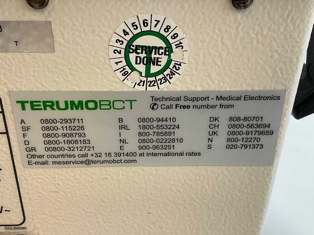 Terumo bct scd iib steriele buislasapparaat - afbeelding 5 van  6