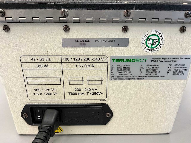 Terumo bct scd iib steriele buislasapparaat - afbeelding 4 van  4