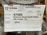 Terwa 38/17x50- tv ankerrails (2018x) - afbeelding 2 van  2