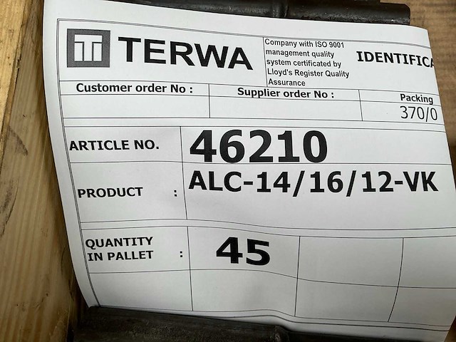 Terwa alligator koppel anker (78x) - afbeelding 4 van  14