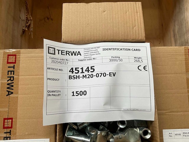 Terwa bsh-m20-070-ev bevestigingselement (1500x) - afbeelding 5 van  5