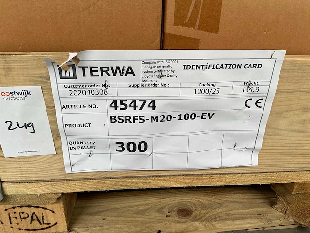 Terwa bsrfs-ev beton bevestigingselement (314x) - afbeelding 7 van  8