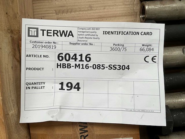 Terwa hbb hijsboutanker (218x) - afbeelding 4 van  5