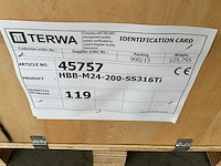 Terwa hbb-m24-200-ss316ti hbb hijsboutanker 2500kg (119x) - afbeelding 5 van  5