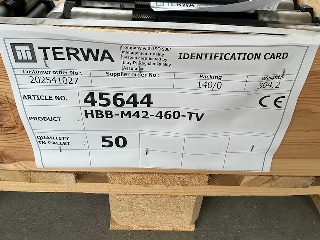 Terwa hbb-m42-460-tv hbb hijsboutanker 8000kg (50x) - afbeelding 4 van  4