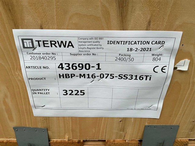 Terwa hbp-m16-075-ss316ti hijsboutanker (3225x) - afbeelding 5 van  5