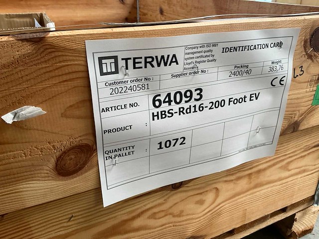 Terwa hbs-rd16-200 hbs anker 2.5t (1072x) - afbeelding 7 van  7