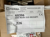 Terwa hbs-rd30-215-ss316ti hbs anker 4000kg (226x) - afbeelding 7 van  7