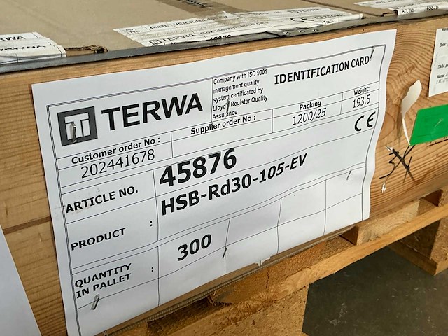Terwa hsb-rd30-105-ev hijshuls 4t (300x) - afbeelding 6 van  6