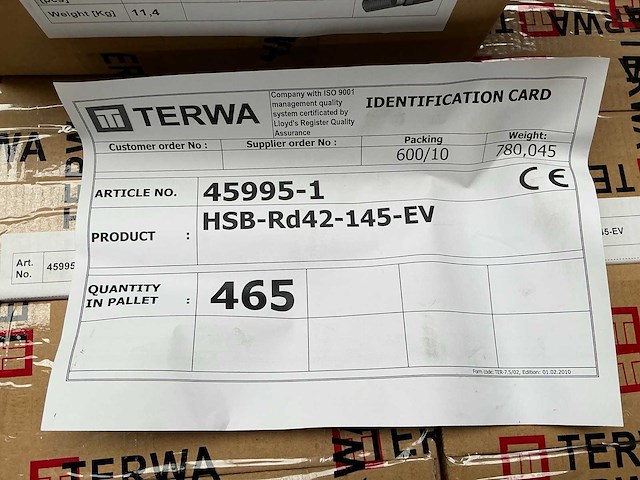 Terwa hsb-rd42-145-ev hijs huls (465x) - afbeelding 7 van  8
