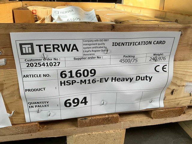 Terwa hsp-m16-ev hijshuls 2.5t (694x) - afbeelding 5 van  5