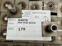 Terwa hsp-m30-ss316 hijshuls (179x) - afbeelding 3 van  3