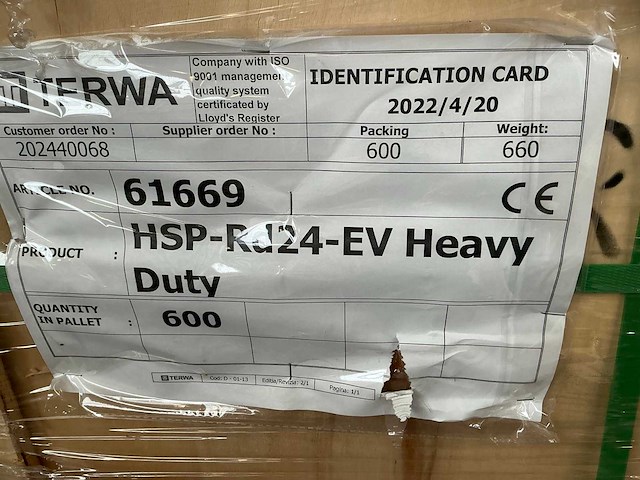 Terwa hsp-rd24-ev heavy duty hijshuls (3000x) - afbeelding 5 van  5