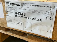Terwa kb-m20-060-ss316ti draadbus (1918x) - afbeelding 5 van  5