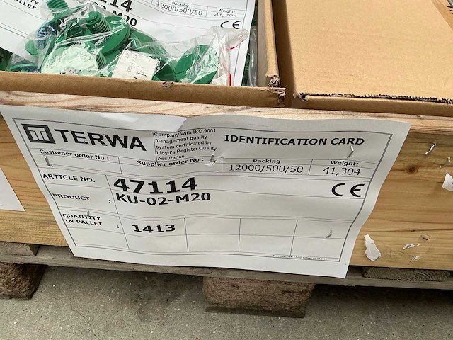 Terwa ku-02-m20 spijkerplaat (1413x) - afbeelding 3 van  3