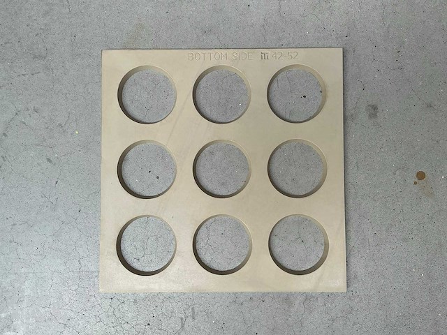 Terwa ku-cd m42-m52 polyurethaan tegelmat (91x) - afbeelding 1 van  3